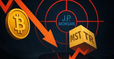 A Bitcoin és az MSTR hirtelen esése: újra JP Morgan került célkeresztbe
