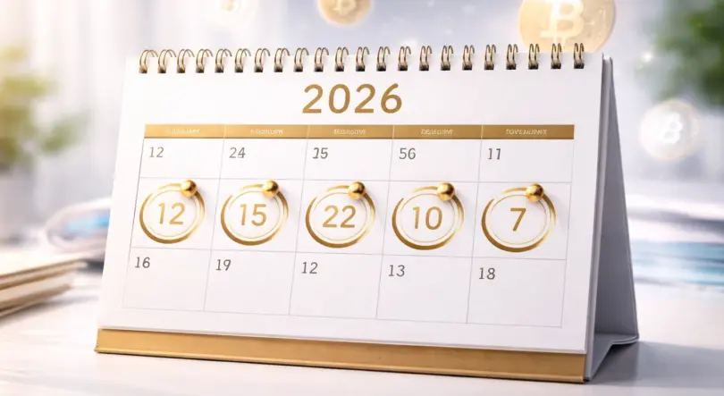 Öt dátum, ami eldöntheti a kriptó sorsát 2026-ban